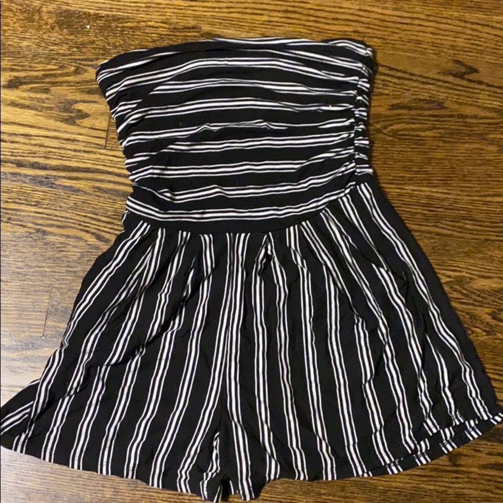 Strapless Romper